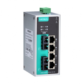 Коммутатор EDS-P206A-4PoE-SS-SC Коммутатор EDS-P206A-4PoE-SS-SC